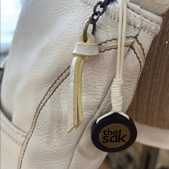 The Sak White Leather Crossbody Bag - Picture 3 of 5